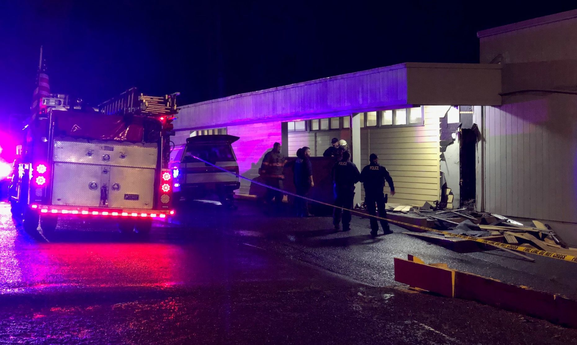 Fire at Harbor Lights Middle School in Bandon